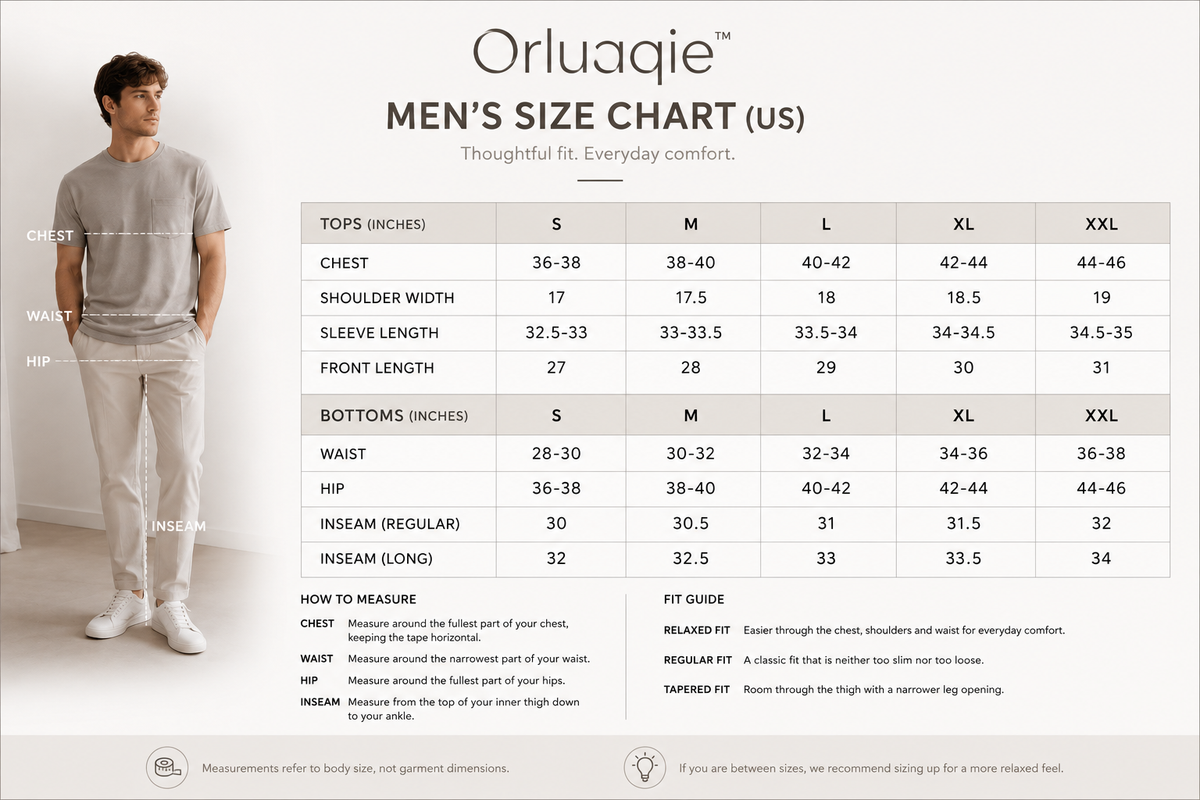 Orluaqie™ Men's Relaxed Pleated Drawstring Pants – Tapered Casual Chino Trousers